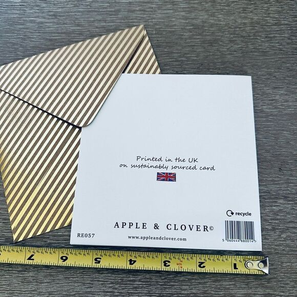 Dachshund Dog Happy Birthday Gold Metallic Greeting Card - Picture 2 of 3